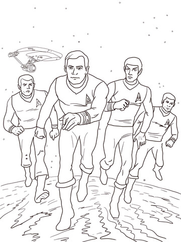 Star Trek The Animated Series Coloring Page